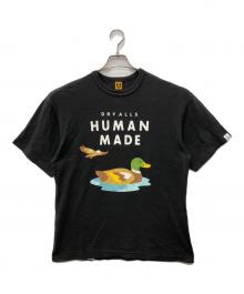 HUMAN MADE（ヒューマンメイド）の古着「ダックプリントTシャツ」｜ブラック