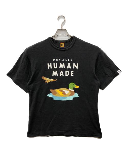 HUMAN MADE（ヒューマンメイド）HUMAN MADE (ヒューマンメイド) ダックプリントTシャツ ブラック サイズ:SIZE XLの古着・服飾アイテム