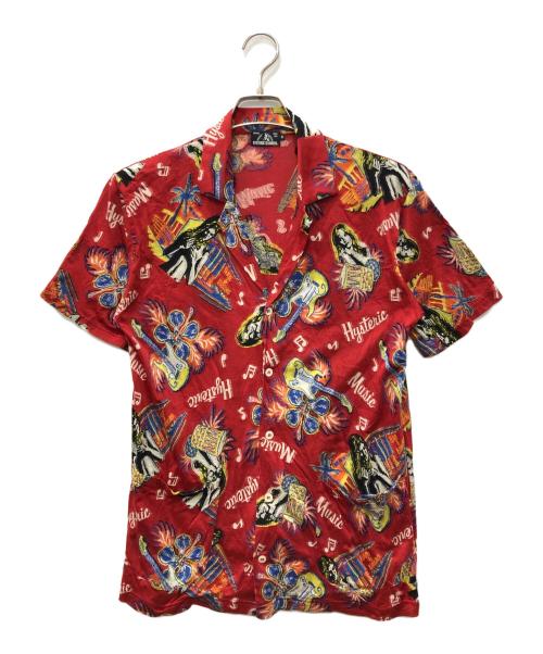 Hysteric Glamour（ヒステリックグラマー）Hysteric Glamour (ヒステリックグラマー) アロハシャツ レッド サイズ:SIZE Sの古着・服飾アイテム