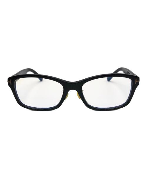 TOM FORD（トムフォード）TOM FORD (トムフォード) ウェリントン眼鏡フレーム ブラック サイズ:56☐19 145の古着・服飾アイテム