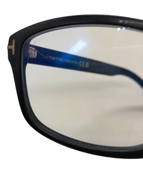 TOM FORD（トムフォード）TOM FORD (トムフォード) ウェリントン眼鏡フレーム ブラック サイズ:56☐19 145の古着・服飾アイテム