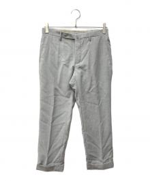 INCOTEX（インコテックス）の古着「SLIM FIT SUPER100'sウールトロピカルソリッドテーパードパンツ」｜グレー