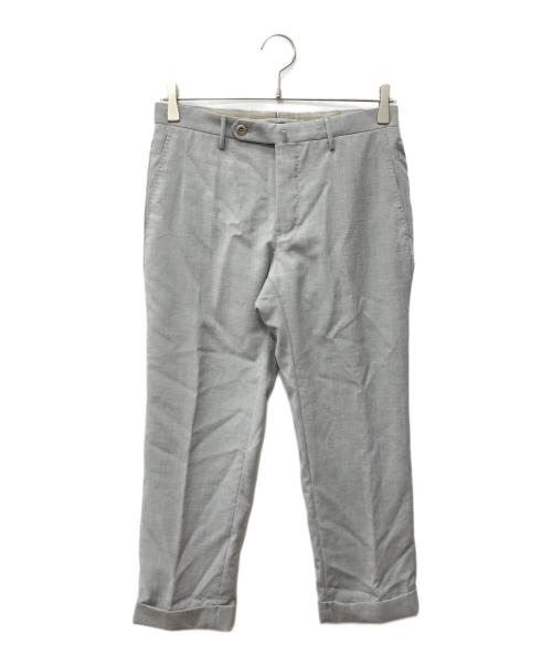 INCOTEX（インコテックス）INCOTEX (インコテックス) SLIM FIT SUPER100'sウールトロピカルソリッドテーパードパンツ グレー サイズ:SIZE 44の古着・服飾アイテム