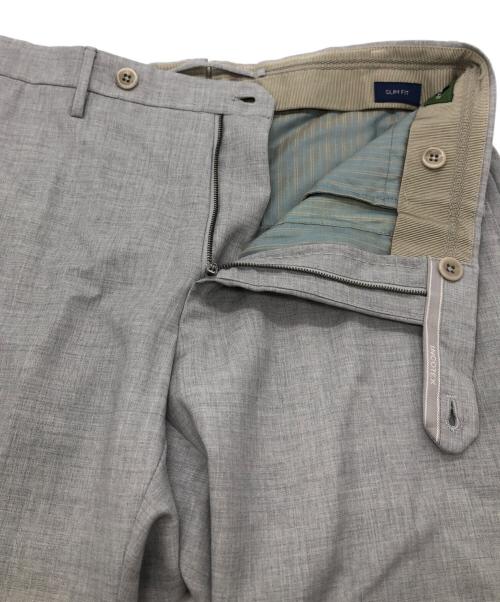 INCOTEX（インコテックス）INCOTEX (インコテックス) SLIM FIT SUPER100'sウールトロピカルソリッドテーパードパンツ グレー サイズ:SIZE 44の古着・服飾アイテム