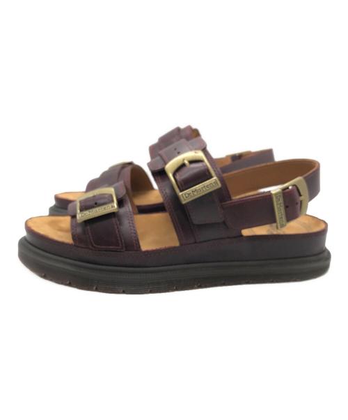 Dr.Martens（ドクターマーチン）Dr.Martens (ドクターマーチン) SAN TWO STRAP サンダル ブラウン サイズ:SIZE UK7の古着・服飾アイテム