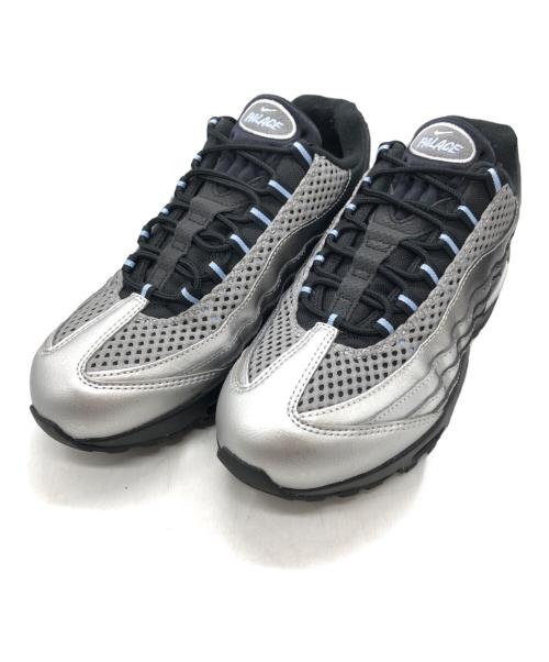 NIKE（ナイキ）NIKE (ナイキ) PALACE (パレス) Air Max 95 Big Bubble シルバー×ブラック サイズ:SIZE 26.5cmの古着・服飾アイテム