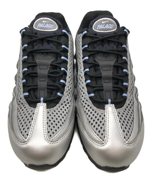 NIKE（ナイキ）NIKE (ナイキ) PALACE (パレス) Air Max 95 Big Bubble シルバー×ブラック サイズ:SIZE 26.5cmの古着・服飾アイテム