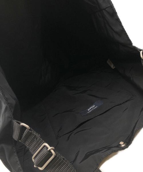 COMME des GARCONS HOMME（コムデギャルソン オム）COMME des GARCONS HOMME (コムデギャルソン オム) コットンナイロングログラン 2wayバッグ ブラック サイズ:下記参照の古着・服飾アイテム