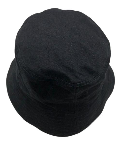 sacai（サカイ）sacai (サカイ) s Hat / Denim ブラックの古着・服飾アイテム