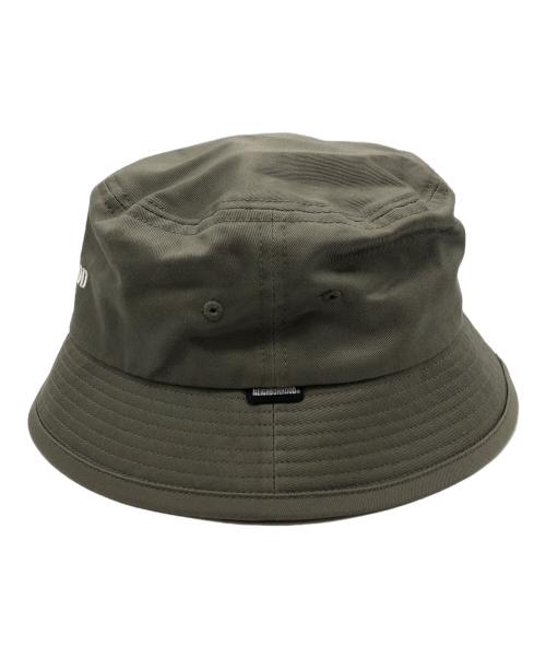 NEIGHBORHOOD（ネイバーフッド）NEIGHBORHOOD (ネイバーフッド) LOGO BUCKET HAT グリーン サイズ:Lの古着・服飾アイテム