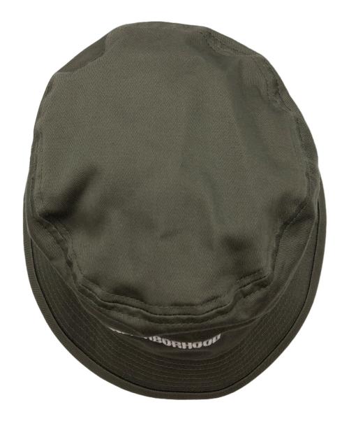 NEIGHBORHOOD（ネイバーフッド）NEIGHBORHOOD (ネイバーフッド) LOGO BUCKET HAT グリーン サイズ:Lの古着・服飾アイテム