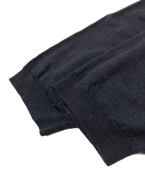 JOHN SMEDLEY（ジョンスメドレー）JOHN SMEDLEY (ジョンスメドレー) UNITED ARROWS (ユナイテッドアローズ) ニットポロシャツ ネイビー サイズ:Lの古着・服飾アイテム