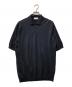JOHN SMEDLEY（ジョンスメドレー）の古着「ニットポロシャツ」｜ネイビー
