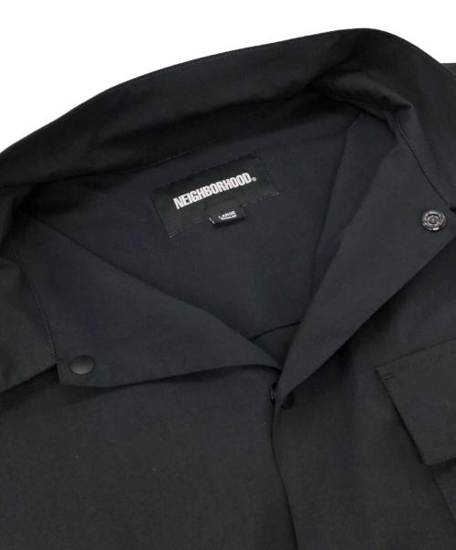 NEIGHBORHOOD（ネイバーフッド）NEIGHBORHOOD (ネイバーフッド) MULTIFUNCTIONAL SHIRT LS ブラック サイズ:Lの古着・服飾アイテム
