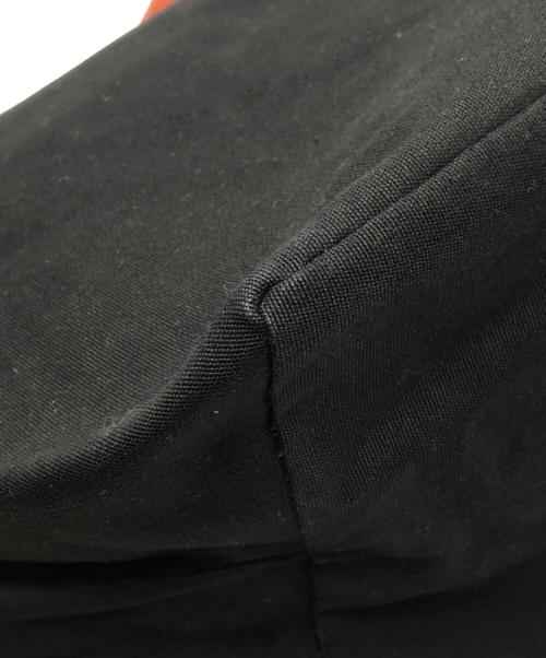 IL BISONTE（イル ビゾンテ）IL BISONTE (イル ビゾンテ) キャンバス×レザーコンビ トートバッグ ブラック×ブラウンの古着・服飾アイテム