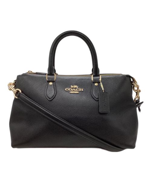 COACH（コーチ）COACH (コーチ) ジョージア サッチェル ショルダー 2WAYバッグ ブラックの古着・服飾アイテム