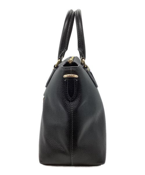 COACH（コーチ）COACH (コーチ) ジョージア サッチェル ショルダー 2WAYバッグ ブラックの古着・服飾アイテム
