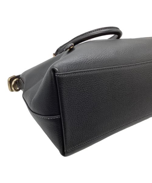 COACH（コーチ）COACH (コーチ) ジョージア サッチェル ショルダー 2WAYバッグ ブラックの古着・服飾アイテム