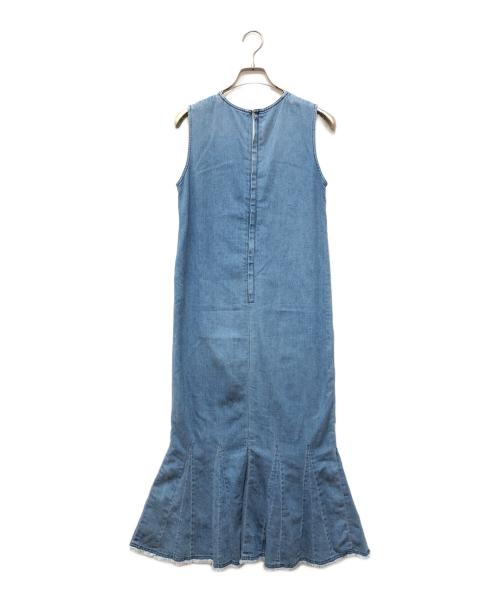 THIRD MAGAZINE（サードマガジン）THIRD MAGAZINE (サードマガジン) ムラ糸デニムワンピース ブルー サイズ:9の古着・服飾アイテム