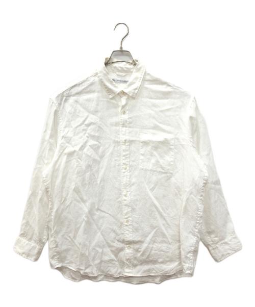 journal standard luxe（ジャーナルスタンダード ラックス）journal standard luxe (ジャーナルスタンダード ラックス) Tabbyリネン Plainシャツ ホワイト サイズ:SIZE FREEの古着・服飾アイテム