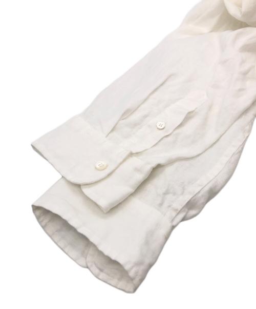 journal standard luxe（ジャーナルスタンダード ラックス）journal standard luxe (ジャーナルスタンダード ラックス) Tabbyリネン Plainシャツ ホワイト サイズ:SIZE FREEの古着・服飾アイテム