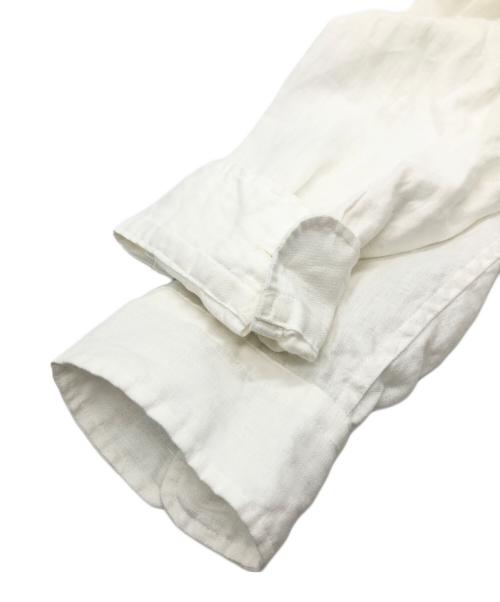 journal standard luxe（ジャーナルスタンダード ラックス）journal standard luxe (ジャーナルスタンダード ラックス) Tabbyリネン Plainシャツ ホワイト サイズ:SIZE FREEの古着・服飾アイテム