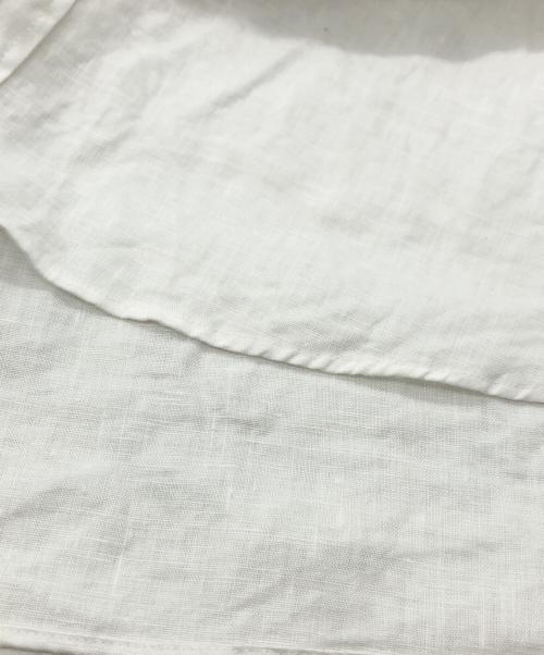 journal standard luxe（ジャーナルスタンダード ラックス）journal standard luxe (ジャーナルスタンダード ラックス) Tabbyリネン Plainシャツ ホワイト サイズ:SIZE FREEの古着・服飾アイテム