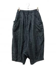 COMME des GARCONS COMME des GARCONS（コムデギャルソン コムデギャルソン）の古着「シルク混サルエルパンツ」｜ネイビー