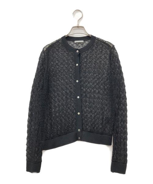 theory luxe（セオリーリュクス）theory luxe (セオリーリュクス) シアーレースカーディガン ブラック サイズ:38の古着・服飾アイテム