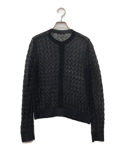 theory luxe（セオリーリュクス）theory luxe (セオリーリュクス) シアーレースカーディガン ブラック サイズ:38の古着・服飾アイテム