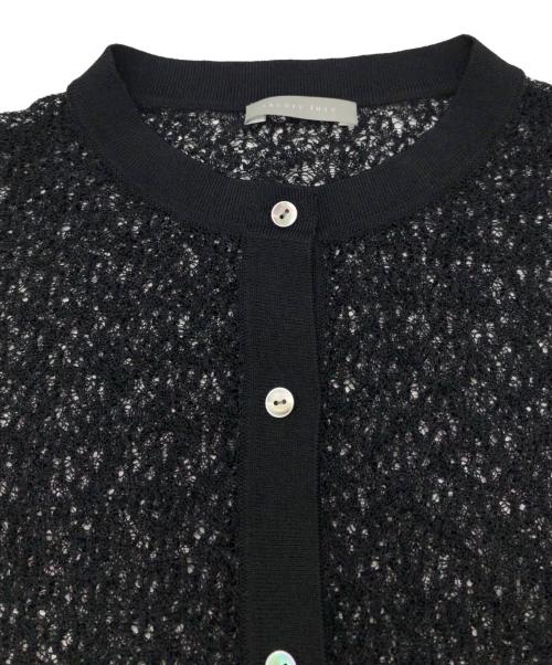 theory luxe（セオリーリュクス）theory luxe (セオリーリュクス) シアーレースカーディガン ブラック サイズ:38の古着・服飾アイテム