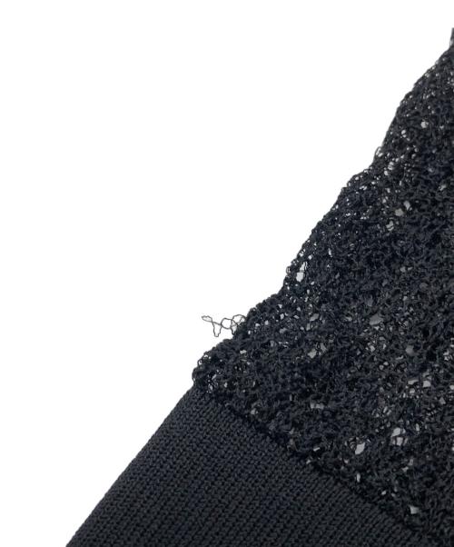 theory luxe（セオリーリュクス）theory luxe (セオリーリュクス) シアーレースカーディガン ブラック サイズ:38の古着・服飾アイテム