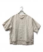 45Rフォーティファイブ・アール）の古着「リネンの908VネックTシャツ」｜アイボリー