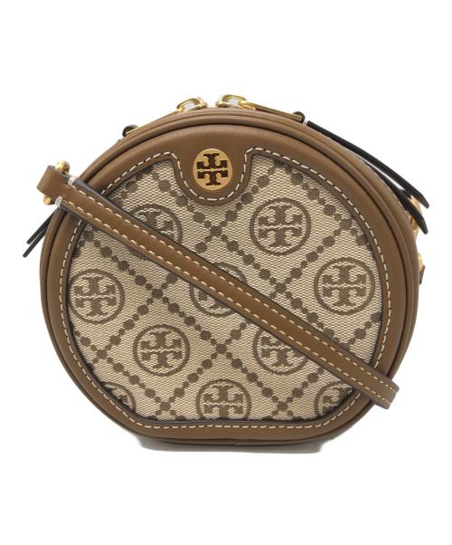 TORY BURCH（トリーバーチ）TORY BURCH (トリーバーチ) Tモノグラムジャガードムーンバッグ ベージュ サイズ:下記参照の古着・服飾アイテム