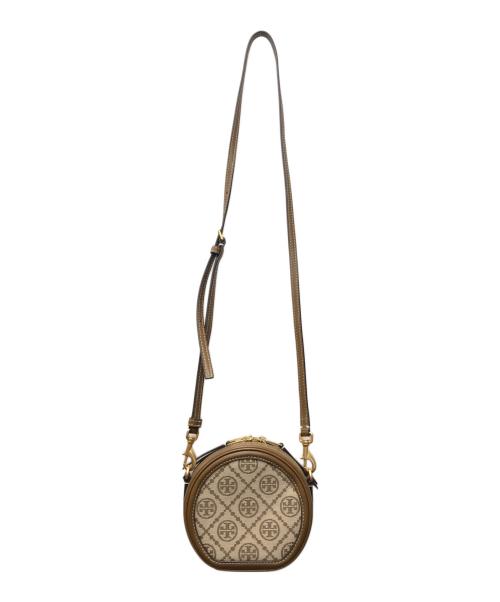 TORY BURCH（トリーバーチ）TORY BURCH (トリーバーチ) Tモノグラムジャガードムーンバッグ ベージュ サイズ:下記参照の古着・服飾アイテム