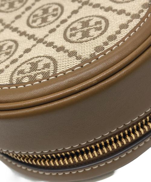 TORY BURCH（トリーバーチ）TORY BURCH (トリーバーチ) Tモノグラムジャガードムーンバッグ ベージュ サイズ:下記参照の古着・服飾アイテム
