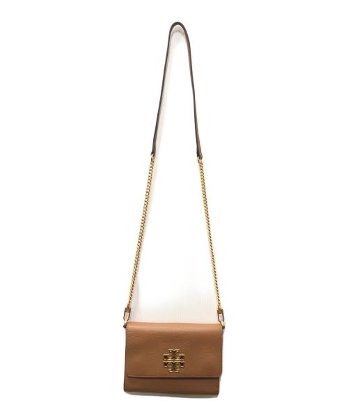 TORY BURCH（トリーバーチ）TORY BURCH (トリーバーチ) チェーンショルダーバッグ ブラウンの古着・服飾アイテム