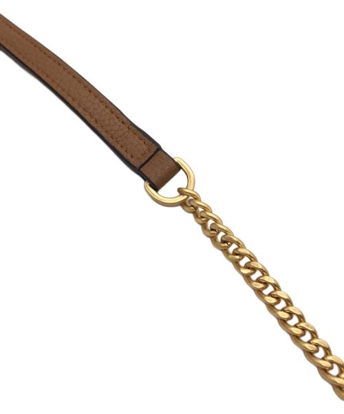 TORY BURCH（トリーバーチ）TORY BURCH (トリーバーチ) チェーンショルダーバッグ ブラウンの古着・服飾アイテム