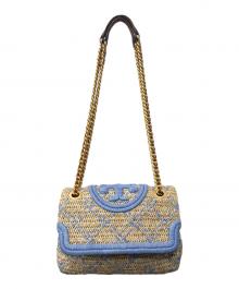 TORY BURCH（トリーバーチ）の古着「カゴチェーンショルダーバッグ」｜ベージュ