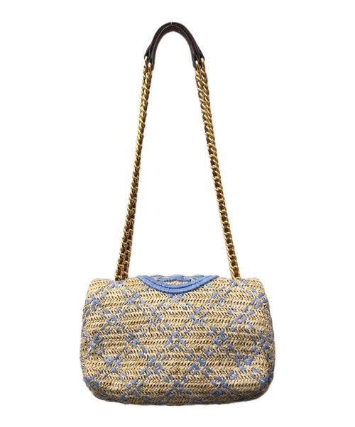 TORY BURCH（トリーバーチ）TORY BURCH (トリーバーチ) カゴチェーンショルダーバッグ ベージュ サイズ:下記参照の古着・服飾アイテム