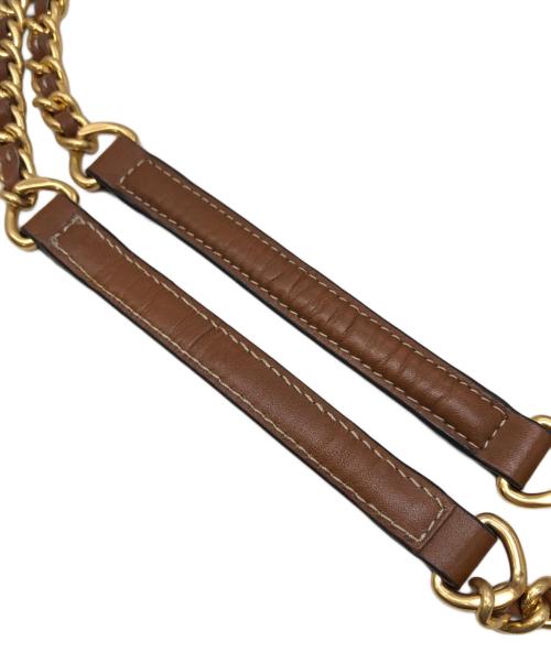 TORY BURCH（トリーバーチ）TORY BURCH (トリーバーチ) カゴチェーンショルダーバッグ ベージュ サイズ:下記参照の古着・服飾アイテム