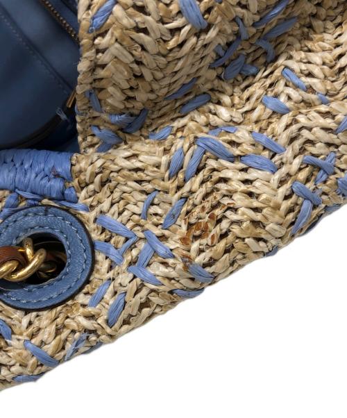 TORY BURCH（トリーバーチ）TORY BURCH (トリーバーチ) カゴチェーンショルダーバッグ ベージュ サイズ:下記参照の古着・服飾アイテム
