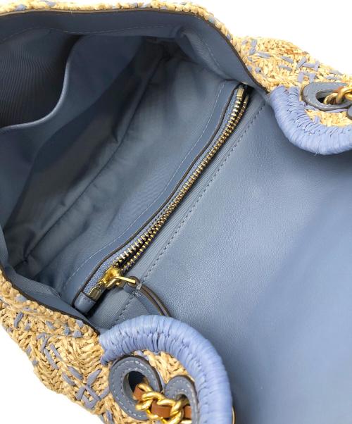 TORY BURCH（トリーバーチ）TORY BURCH (トリーバーチ) カゴチェーンショルダーバッグ ベージュ サイズ:下記参照の古着・服飾アイテム