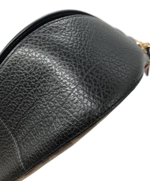 COACH（コーチ）COACH (コーチ) クリオ23 2WAYショルダーバッグ ベージュ×ブラックの古着・服飾アイテム