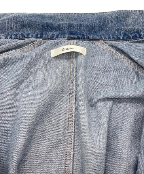 anuke（アンヌーク）anuke (アンヌーク) Denim Work Jacket ブルー サイズ:SIZE 38の古着・服飾アイテム