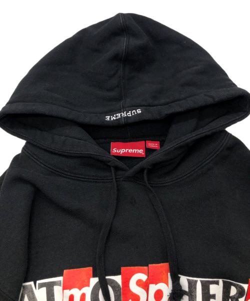SUPREME（シュプリーム）SUPREME (シュプリーム) ANTIHERO (アンタイヒーロー) Hooded Sweatshirt ブラック サイズ:SIZE Mの古着・服飾アイテム