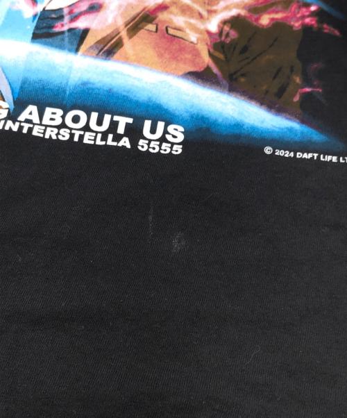 GEEKS RULE（ギークスルール）GEEKS RULE (ギークスルール) INTERSTELLA 5555 Tシャツ ブラック サイズ:SIZE XXLの古着・服飾アイテム