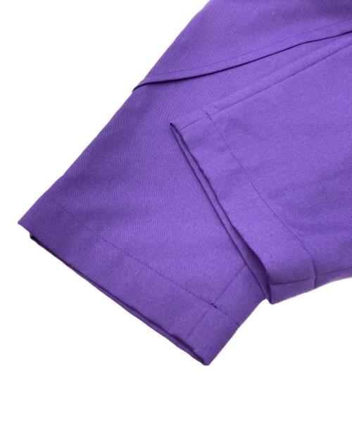 ISSEY MIYAKE MEN（イッセイミヤケメン）ISSEY MIYAKE MEN (イッセイミヤケメン) ハイブリッドウールパンツ パープル サイズ:2の古着・服飾アイテム