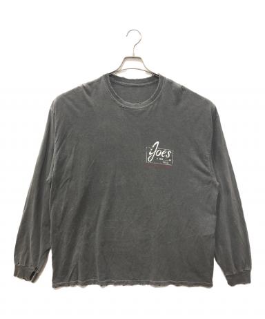 アンセルム ダメージ加工 ロングスリーブTシャツ グレー 中古・古着通販】ANCELLM (アンセルム) ダメージ加工ロングスリーブ