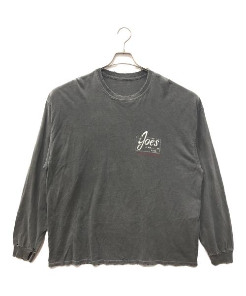 ANCELLM（アンセルム）ANCELLM (アンセルム) ダメージ加工ロングスリーブカットソー グレー サイズ:SIZE OS（ONE SIZE）の古着・服飾アイテム